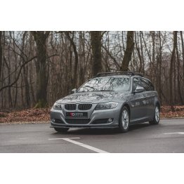 Накладка сплиттер на передний бампер на BMW 3 E90 / E91